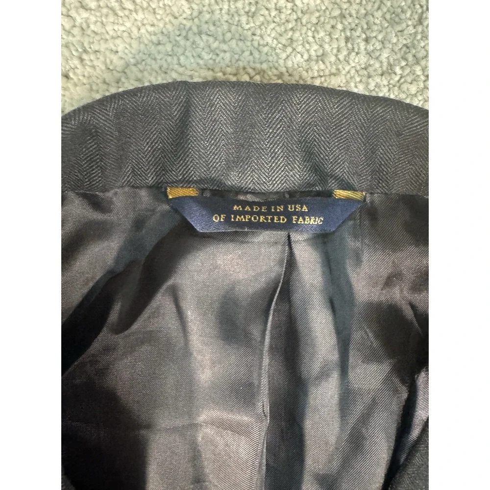 Brooks Brothers SaxXon 1818 Madison 42L Dark gray Blazer Suit Jacket‎ Coat